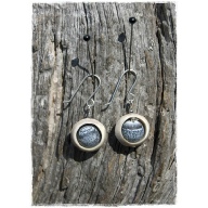 poronsarvikorut, luna korvakorut 10mm